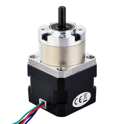Silnik krokowy Nema 17 bipolarny L=33mm z przełożeniem 5:1 przekładnia planetarna Silnik krokowy Nema 17 bipolarny L=33mm z przełożeniem 5:1 przekładnia planetarna
