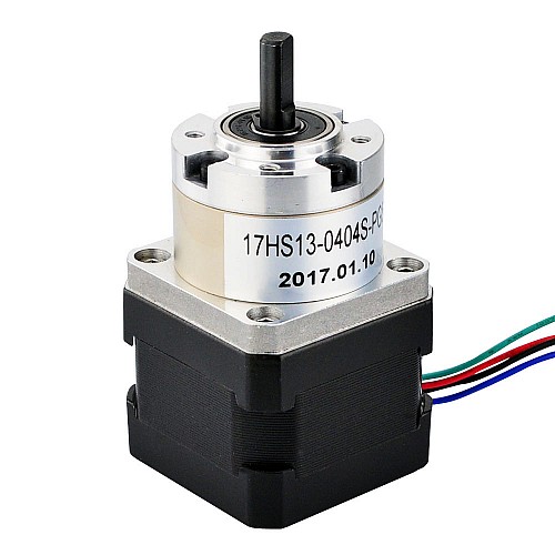 Silnik krokowy Nema 17 bipolarny L=33mm z przełożeniem 5:1 przekładnia planetarna Silnik krokowy Nema 17 bipolarny L=33mm z przełożeniem 5:1 przekładnia planetarna