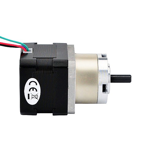 Silnik krokowy Nema 17 bipolarny L=33mm z przełożeniem 5:1 przekładnia planetarna Silnik krokowy Nema 17 bipolarny L=33mm z przełożeniem 5:1 przekładnia planetarna