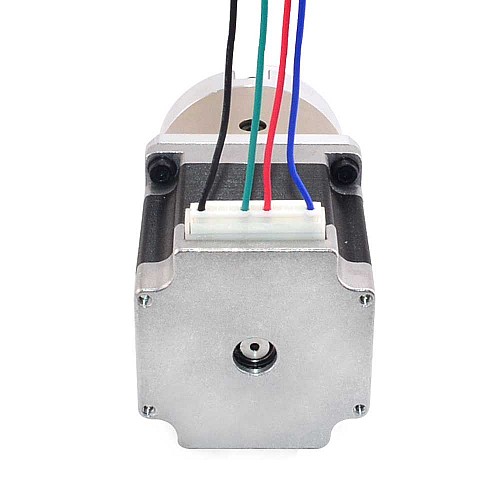 Silnik Nema 23 Dwubiegunowy L=56mm z przełożeniem przekładni planetarnej 4:1 i złączem pinowym Silnik Nema 23 Dwubiegunowy L=56mm z przełożeniem przekładni planetarnej 4:1 i złączem pinowym