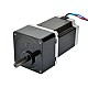 Silnik krokowy Nema 23 bipolarny L=76mm z przełożeniem 10:1 Spur Gearbox Silnik krokowy Nema 23 bipolarny L=76mm z przełożeniem 10:1 Spur Gearbox