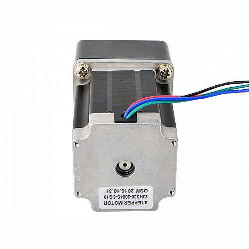Silnik krokowy Nema 23 bipolarny L=76mm z przełożeniem 10:1 Spur Gearbox Silnik krokowy Nema 23 bipolarny L=76mm z przełożeniem 10:1 Spur Gearbox