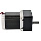 Silnik krokowy Nema 23 bipolarny L=76mm z przełożeniem 20:1 Spur Gearbox