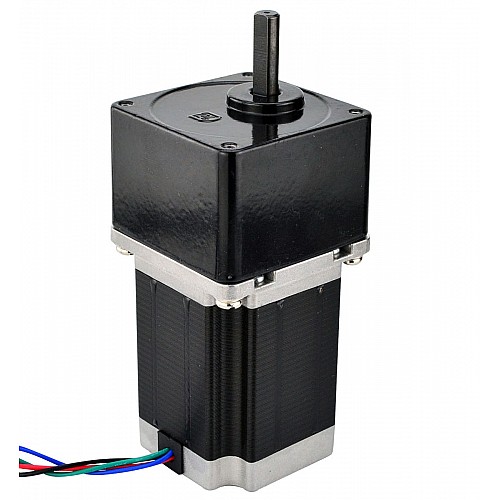 Silnik krokowy Nema 23 bipolarny L=76mm z przełożeniem 30:1 Spur Gearbox
