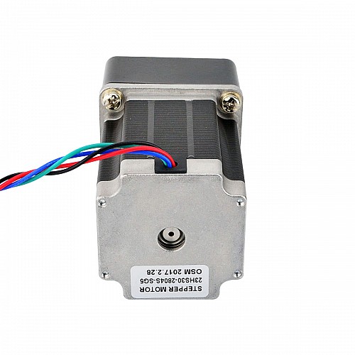 Silnik krokowy Nema 23 bipolarny L=76mm z przełożeniem 5:1 Spur Gearbox