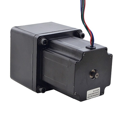 Nema 34 Stepper Bipolar L=97mm z tylnym wałem i przełożeniem 13:1 Spur Gearbox Nema 34 Stepper Bipolar L=97mm z tylnym wałem i przełożeniem 13:1 Spur Gearbox