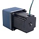 Nema 34 Stepper Bipolar L=97mm z tylnym wałem i przełożeniem 20:1 Spur Gearbox