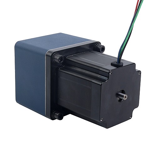 Nema 34 Stepper Bipolar L=97mm z tylnym wałem i przełożeniem 9:1 Spur Gearbox Nema 34 Stepper Bipolar L=97mm z tylnym wałem i przełożeniem 9:1 Spur Gearbox