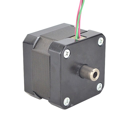 Nema 17 Silnik krokowy z wałem drążonym Bipolarny 0,25Nm(35,4oz.in) 1,5A 42x42x33,8mm