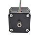 Nema 17 Silnik krokowy z wałem drążonym Bipolarny 0,25Nm(35,4oz.in) 1,5A 42x42x33,8mm