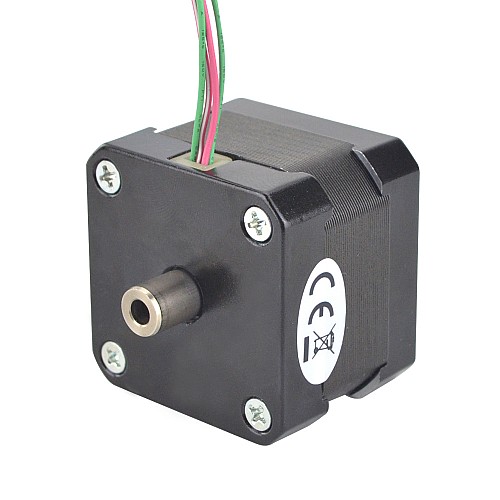 Nema 17 Silnik krokowy z wałem drążonym Bipolarny 0,25Nm(35,4oz.in) 1,5A 42x42x33,8mm