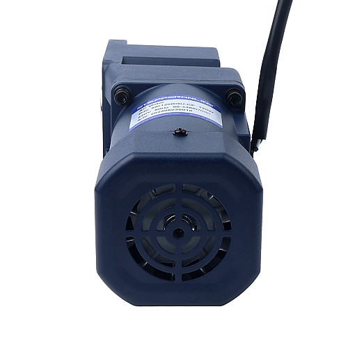 120W 220VAC 50Hz 4,5-67,5RPM 12,00Nm(1699,32oz.in) Kołnierz 90mm Jednofazowy silnik prądu przemiennego o zmiennej prędkości obrotowej z przekładnią kątową - 5IK120RGU-CF/5GU20RC | StepperOnline