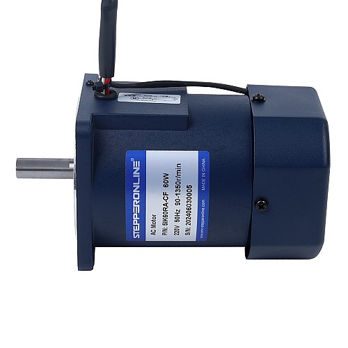 60W 220VAC 50Hz 90-1350RPM 0,45Nm(63,72oz.in) Kołnierz 90mm Jednofazowy silnik prądu przemiennego o zmiennej prędkości - 5IK60RA-CF | StepperOnline