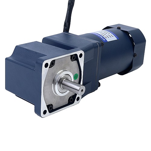 90W 110VAC 60Hz 0,5-8,61RPM 40,00Nm(5664,4oz.in) Kołnierz 90mm Jednofazowy silnik prądu przemiennego o zmiennej prędkości obrotowej z przekładnią kątową - 5IK90RGU-AF/5GU180RT | StepperOnline