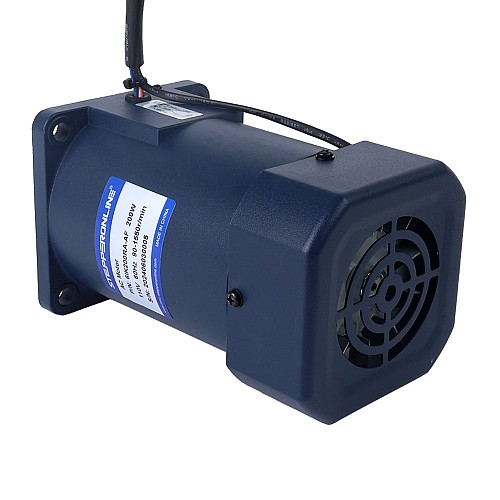 200W 110VAC 60Hz 90-1550RPM 1,20Nm(169,93oz.in) Kołnierz 104mm Jednofazowy silnik prądu przemiennego o zmiennej prędkości - 6IK200RA-AF | StepperOnline