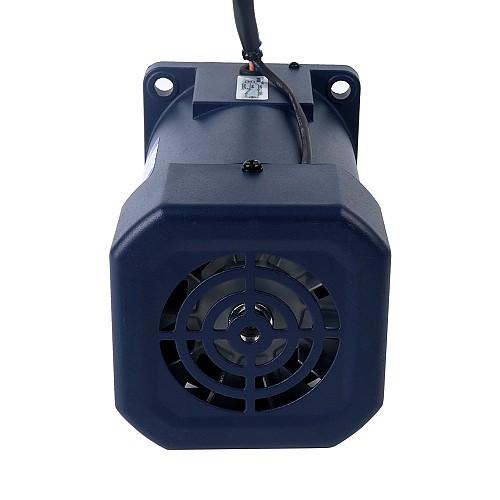 200W 110VAC 60Hz 9-155RPM 10,00Nm(1416,1oz.in) Kołnierz 104mm Jednofazowy silnik prądu przemiennego o zmiennej prędkości obrotowej z przekładnią kątową - 6IK200RGU-AF/6GU10RT | StepperOnline