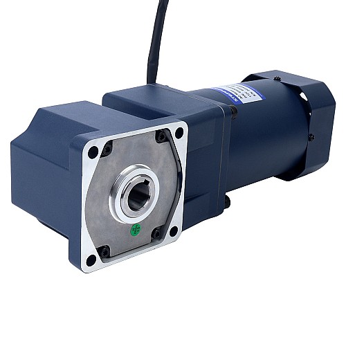 200W 220VAC 50Hz 4,5-67,5RPM 21,00Nm(2973,81oz.in) Kołnierz 104mm Jednofazowy silnik prądu przemiennego o zmiennej prędkości obrotowej z przekładnią kątową - 6IK200RGU-CF/6GU20RC | StepperOnline