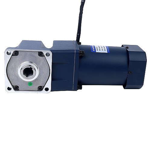 200W 220VAC 50Hz 4,5-67,5RPM 21,00Nm(2973,81oz.in) Kołnierz 104mm Jednofazowy silnik prądu przemiennego o zmiennej prędkości obrotowej z przekładnią kątową - 6IK200RGU-CF/6GU20RC | StepperOnline