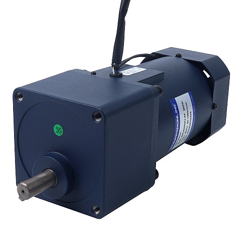200W 220VAC 50Hz 0,9-13,5RPM 40,00Nm(5664,47oz.in) Kołnierz 104mm Jednofazowy silnik prądu przemiennego o zmiennej prędkości z przekładnią czołową - 6IK200RGU-CF/6GU100K | StepperOnline