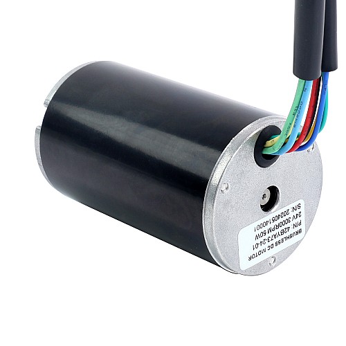 24V 3000RPM 0,16Nm 50W 3,30A Φ42x73mm Silnik BLDC - 42BYA73-24-01 | StepperOnline