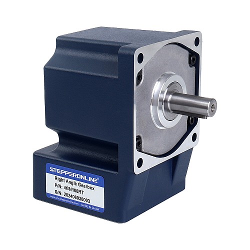 Silnik przekładniowy BLDC 24V, 40W, 30RPM, 8,00Nm(1132,90oz.in) Skrzynia biegów kątowa 100:1 - F4B40-24GN-30S/4GN100RT | StepperOnline AU