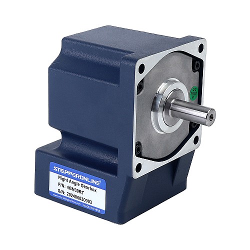 Silnik przekładniowy BLDC 24V, 40W, 100RPM, 2,76Nm(390,20oz.in) Skrzynia biegów kątowa 30:1 - F4B40-24GN-30S/4GN30RT | StepperOnline AU