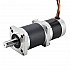 24V 172W 35RPM Silnik BLDC z przekładnią 25.00Nm 3540.29oz.in  100:1 Precyzyjna skrzynia biegów
