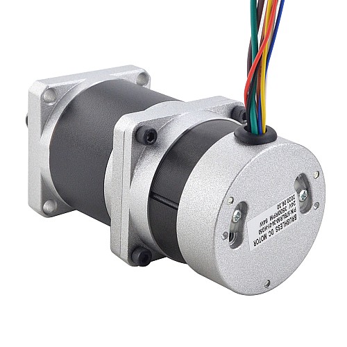 24V 84W 70RPM Bezszczotkowy silnik prądu stałego z przekładnią 8.63Nm(1221.4oz.in) 50:1 Precyzyjna skrzynia biegów