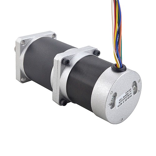 24V 172W 35RPM Bezszczotkowy silnik prądu stałego z przekładnią 25.00Nm(3540.29oz.in) 100:1 Precyzyjna skrzynia biegów 24V 172W 35RPM Bezszczotkowy silnik prądu stałego z przekładnią 25.00Nm(3540.29oz.in) 100:1 Precyzyjna skrzynia biegów