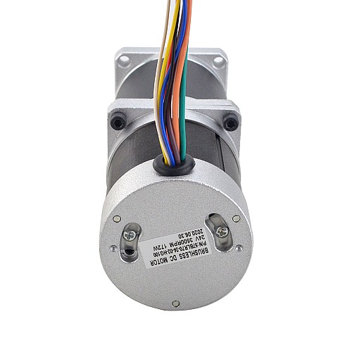 24V 172W 35RPM Bezszczotkowy silnik prądu stałego z przekładnią 25.00Nm(3540.29oz.in) 100:1 Precyzyjna skrzynia biegów 24V 172W 35RPM Bezszczotkowy silnik prądu stałego z przekładnią 25.00Nm(3540.29oz.in) 100:1 Precyzyjna skrzynia biegów