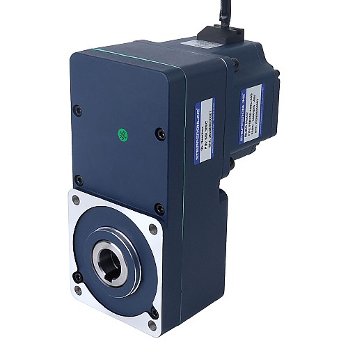 48V 250W 100RPM 20,00Nm(2832,23oz.in) Bezszczotkowy silnik prądu stałego z przekładnią 30:1 z wałem drążonym przekładnią równoległą - F6B250-48GL-30S/6GL30RC | StepperOnline UK