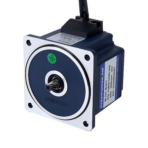 Bezszczotkowy silnik prądu stałego 24V 40W 15RPM z przekładnią 8,00Nm(1132,90oz.in) Skrzynia biegów czołowa 200:1 - F4B40-24GN-30S/4GN200K | StepperOnline