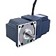 Silnik przekładniowy BLDC 48V, 40W, 60RPM, 4,59Nm(650,34oz.in) Skrzynia biegów kątowa 50:1 - F4B40-48GN-30S/4GN50RT | StepperOnline AU
