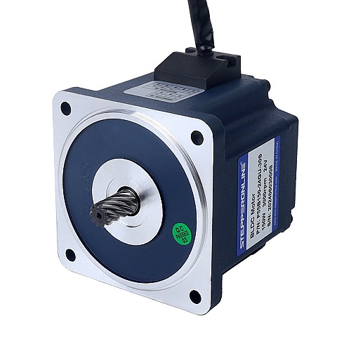 24V 84W 350RPM Bezszczotkowy silnik prądu stałego z przekładnią 1.89Nm(267.65oz.in) 10:1 Precyzyjna skrzynia biegów Bezszczotkowy silnik prądu stałego 24V 150W 200RPM z przekładnią 5,25Nm(743,46oz.in) Skrzynia biegów czołowa 15:1 - F55B150-24GU-30S/5GU15KB | StepperOnline