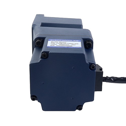 Silnik przekładniowy BLDC 24V, 150W, 30RPM, 20,00Nm(2832,24oz.in) Skrzynia biegów kątowa 100:1 - F55B150-24GU-30S/5GU100RC | StepperOnline Silnik przekładniowy BLDC 24V, 150W, 30RPM, 20,00Nm(2832,24oz.in) Skrzynia biegów kątowa 100:1 - F55B150-24GU-30S/5GU100RC | StepperOnline