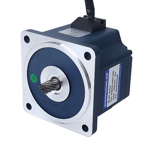 24V 84W 350RPM Bezszczotkowy silnik prądu stałego z przekładnią 1.89Nm(267.65oz.in) 10:1 Precyzyjna skrzynia biegów Bezszczotkowy silnik prądu stałego 24V 250W 1000RPM z przekładnią 1,93Nm(273,31oz.in) Skrzynia biegów czołowa 3:1 - F6B250-24GU-30S/6GU3K | StepperOnline