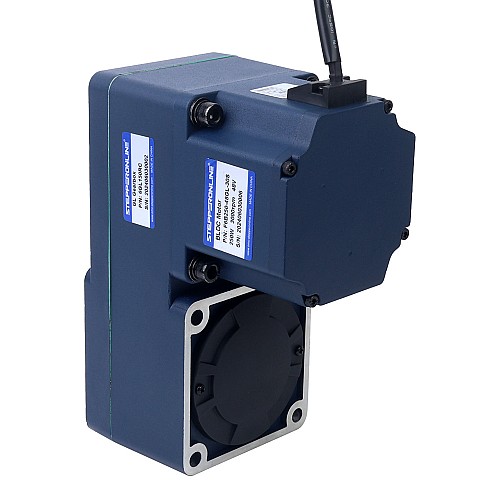 48V 250W 20RPM 70,00Nm(9912,82oz.in) Bezszczotkowy silnik prądu stałego z przekładnią 150:1 z wałem drążonym przekładnią równoległą - F6B250-48GL-30S/6GL150RC | StepperOnline UK