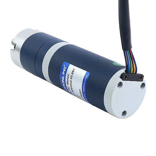 24V 30W 59RPM Bezszczotkowy Silnik DC z Przekładnią 3,50Nm(495,64oz.in) 50,9:1 Przekładnia Planetarna - M42B30-24P-30S/G42-50.9S1 | StepperOnline