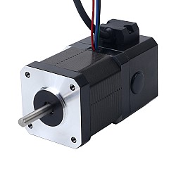 Silnik krokowy Nema 17 0,52Nm(73,64oz.in) z hamulcem elektromagnetycznym 24V 3,7W