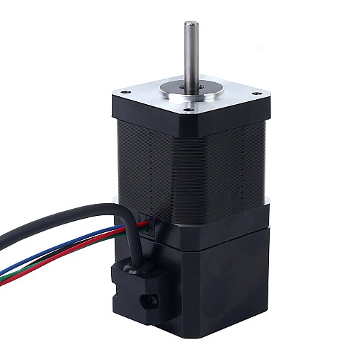 Silnik krokowy Nema 17 0,52Nm(73,64oz.in) z hamulcem elektromagnetycznym 24V 3,7W - 17HS19-2004D-B070 | StepperOnline