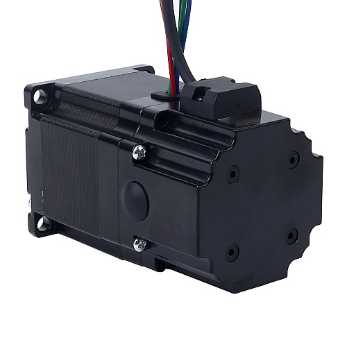 Silnik krokowy Nema 23 1,2Nm(169,93oz.in) z hamulcem elektromagnetycznym 24V 4,5W - 23HS22-4004D-B280 | StepperOnline