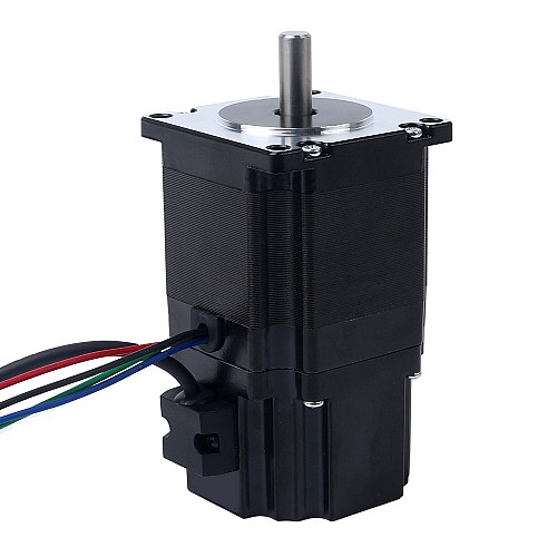 Silnik krokowy Nema 23 1,2Nm(169,93oz.in) z hamulcem elektromagnetycznym 24V 4,5W - 23HS22-4004D-B280 | StepperOnline