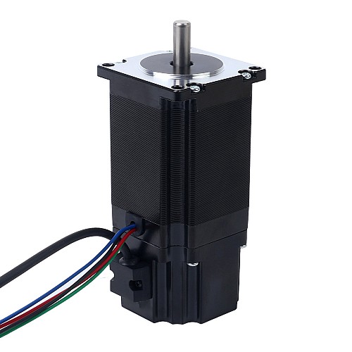 Silnik krokowy Nema 23 2,0Nm(283,22oz.in) z hamulcem elektromagnetycznym 24V 4,5W - 23HS30-5004D-B280 | StepperOnline