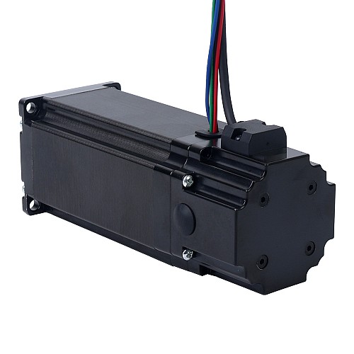 Silnik krokowy Nema 23 4,2Nm(594,77oz.in) z hamulcem elektromagnetycznym 24V 4,5W - 23HS45-4204D-B280 | StepperOnline Silnik krokowy Nema 23 4,2Nm(594,77oz.in) z hamulcem elektromagnetycznym 24V 4,5W - 23HS45-4204D-B280 | StepperOnline