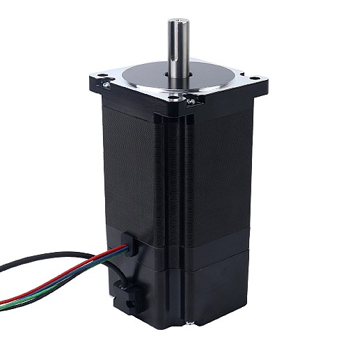 Silnik krokowy Nema 34 8,5Nm(1203,70oz.in) z hamulcem elektromagnetycznym 24V 6,8W - 34HS46-6004D-B700 | StepperOnline Silnik krokowy Nema 34 8,5Nm(1203,70oz.in) z hamulcem elektromagnetycznym 24V 6,8W - 34HS46-6004D-B700 | StepperOnline