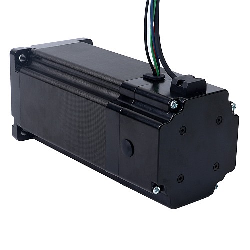 Silnik krokowy Nema 34 13,0Nm(1840,95oz.in) z hamulcem elektromagnetycznym 24V 6,8W - 34HS61-6004D-B700 | StepperOnline