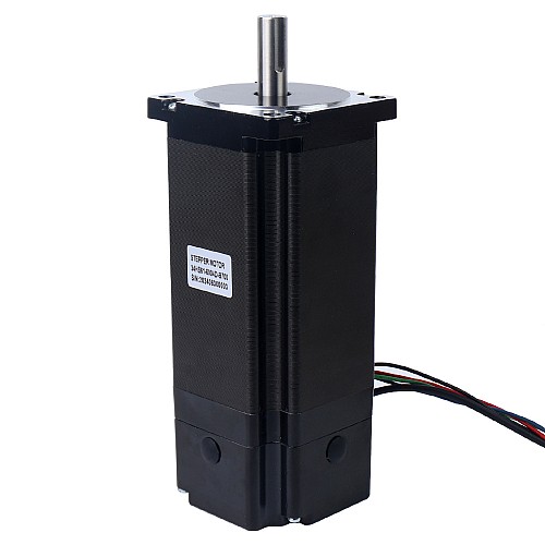 Silnik krokowy Nema 34 13,0Nm(1840,95oz.in) z hamulcem elektromagnetycznym 24V 6,8W - 34HS61-6004D-B700 | StepperOnline