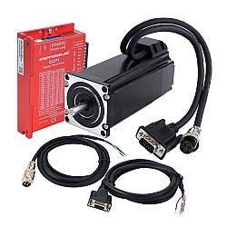 YS Series 1 Oś Closed Loop Silnika Krokowego CNC Kit 3,00Nm(424,83oz.in) Silnik Nema 23 z Kablami 2,0m i Sterownik