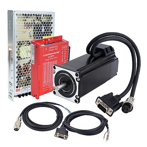 YS Series 1 Oś 3,00Nm(424,83oz.in) Nema 23 Closed Loop Silnika Krokowego Kit z Zasilaczem - 1-CLYS30A | StepperOnline