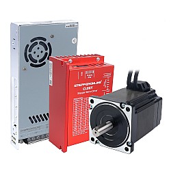 YS Series 1 Oś Closed Loop Silnika Krokowego CNC Kit 6,50Nm(920,48oz.in) Silnik Nema 34 z Kablami 1,5m i Zasilacz